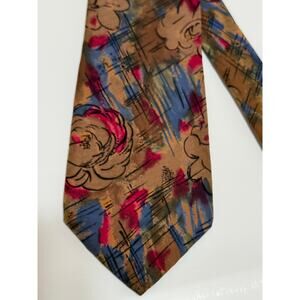 Vintage Via Europa 90's Men's Necktie - Tie - Classic Pattern
